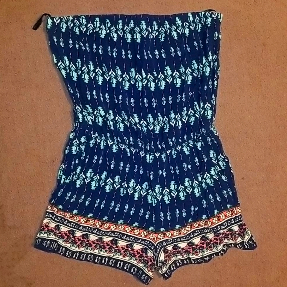 Strapless Romper